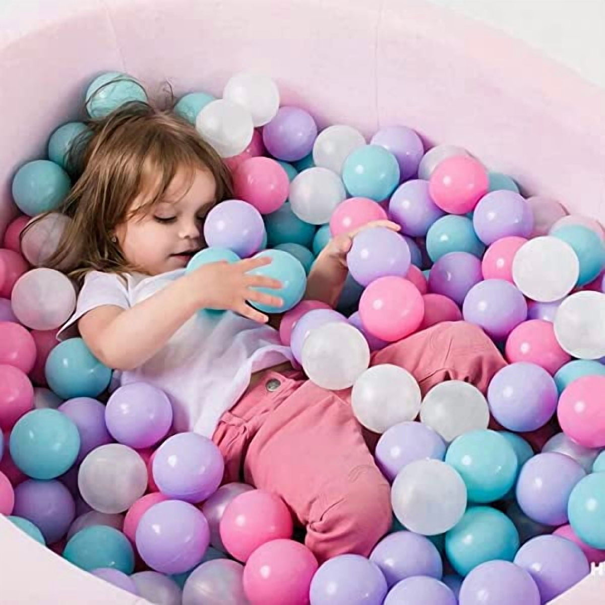 1000-Piece Kids Ball Pit Balls, 2.2-Inch BPA-Free Plastic Play Balls for Toddlers