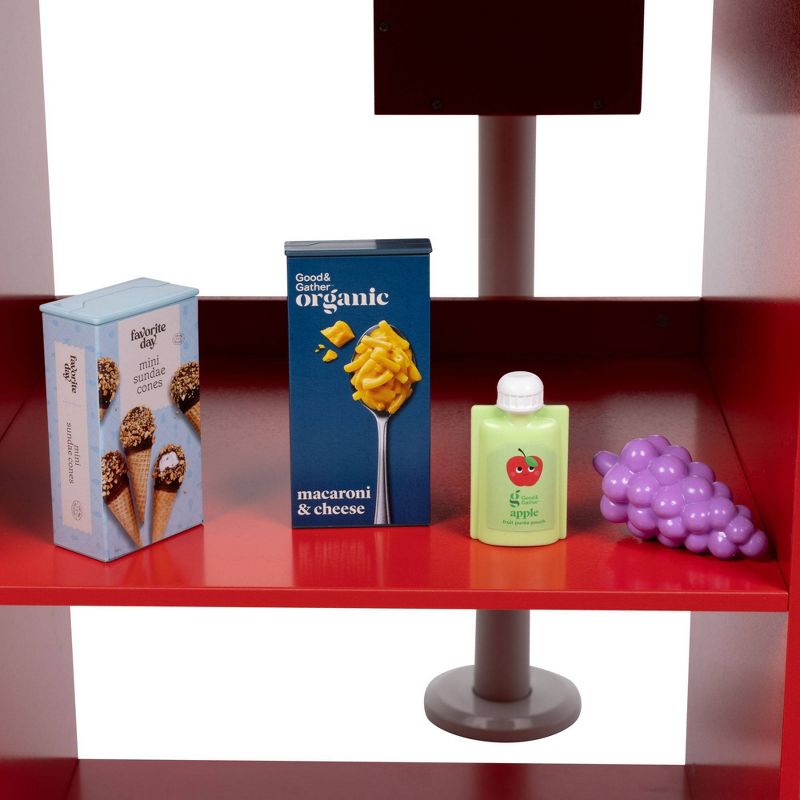 Kids Toy Checkout Register & Checklane Playset with Pretend Shopping Accessories & Play Money, Ages 3+
