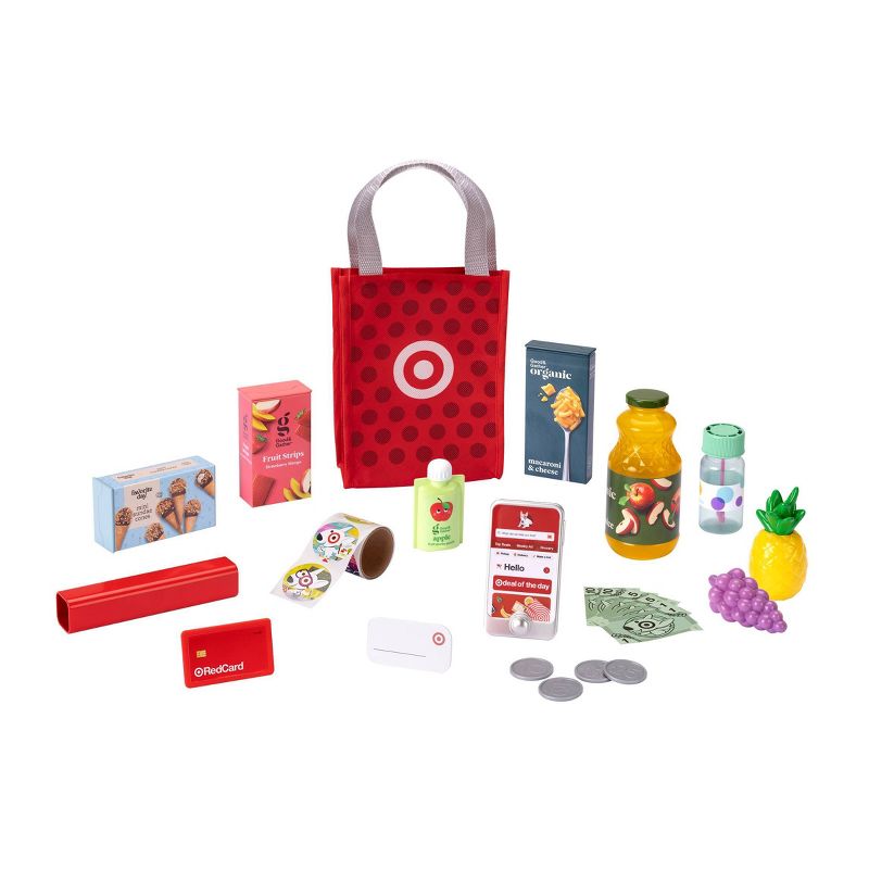 Kids Toy Checkout Register & Checklane Playset with Pretend Shopping Accessories & Play Money, Ages 3+