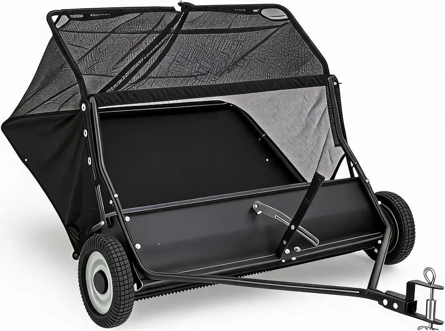 Tow Behind Lawn Sweeper Hopper Bag