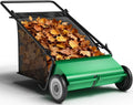 26 Inch Heavy Duty Push Lawn Sweeper with 4 Spinning Brushes and 7 Cu. Ft. Collector