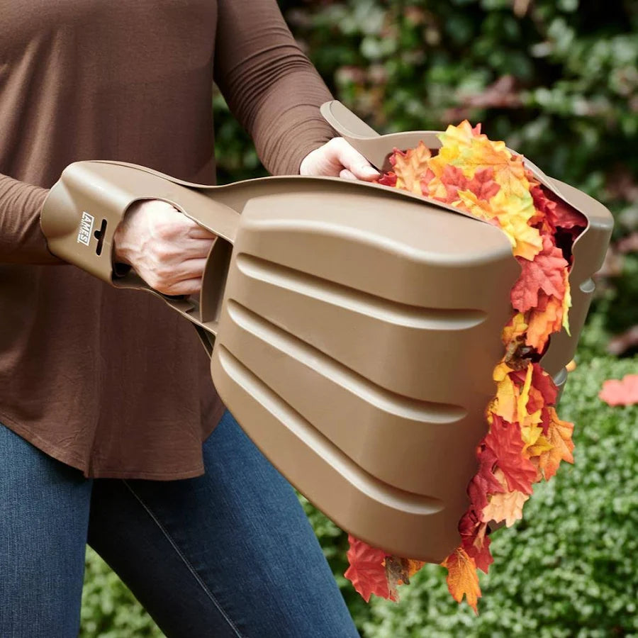 Leaf Collecting Tool Set with Garden Claws and Collapsible Garden Waste Bag for Leaves, Mulch, and Debris