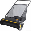 26" Push Lawn Sweeper with 4 Spinning Brushes and 7 Cu. Ft. Collector
