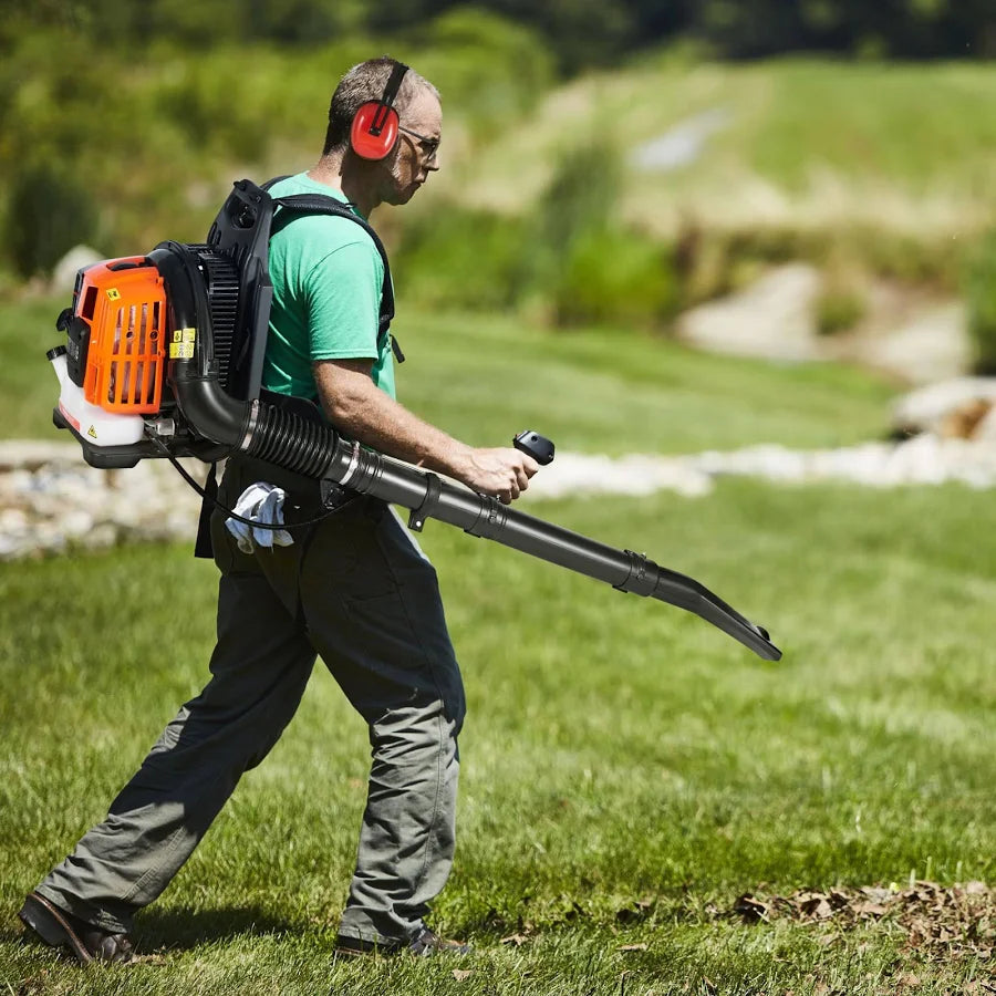 Backpack Leaf Blower 52CC 2-Cycle Gas Leaf Blower with 1.37L Fuel Tank