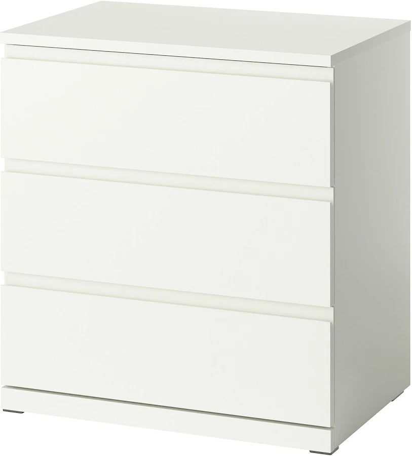 3-Drawer Dresser Chest of Drawers with Anchor and Unlock Safety Function