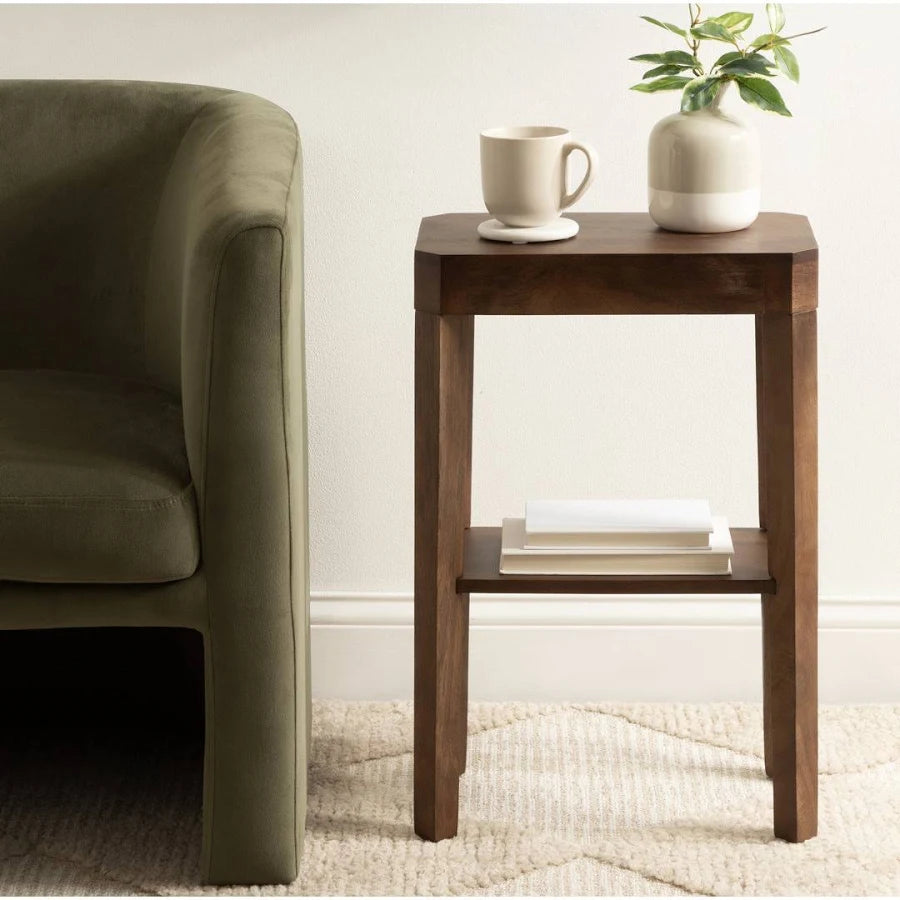 Solid Wood End Table