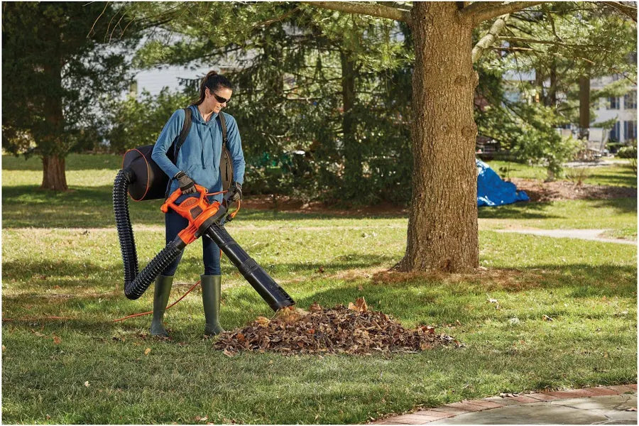 Corded Electric Backpack Leaf Blower and Vacuum