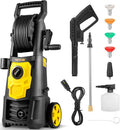 Electric Pressure Washer 2000 PSI Max 1.65 GPM Power Washer with Hose & Reel