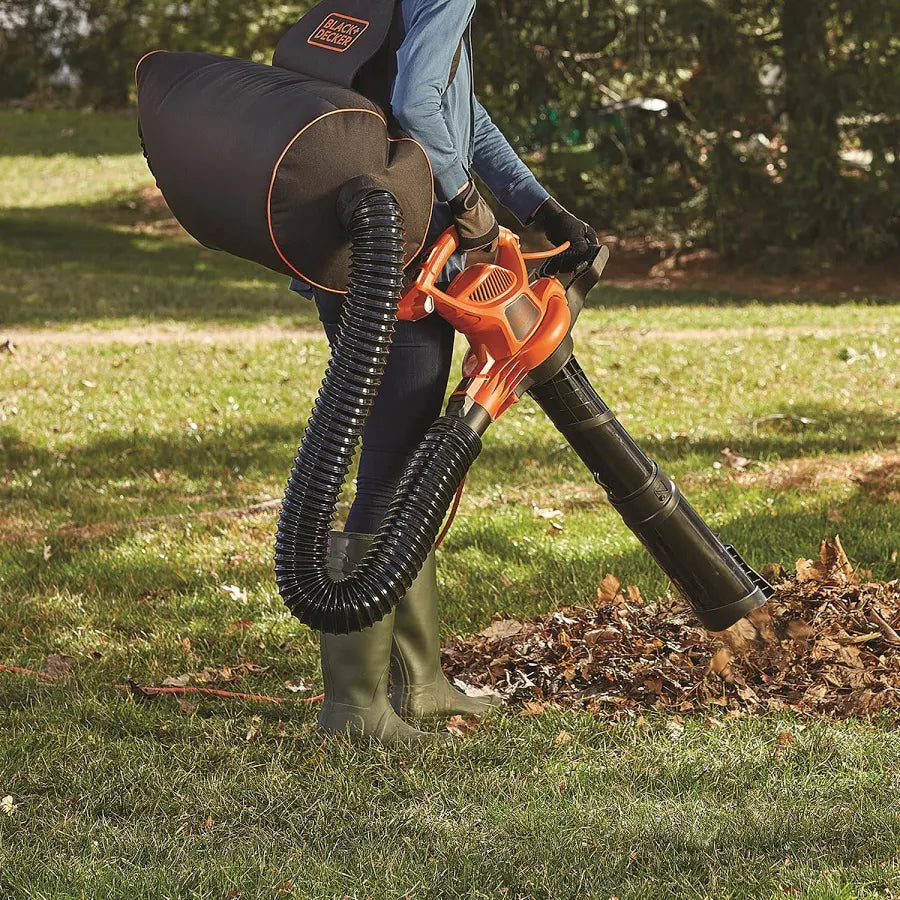 Corded Electric Backpack Leaf Blower and Vacuum