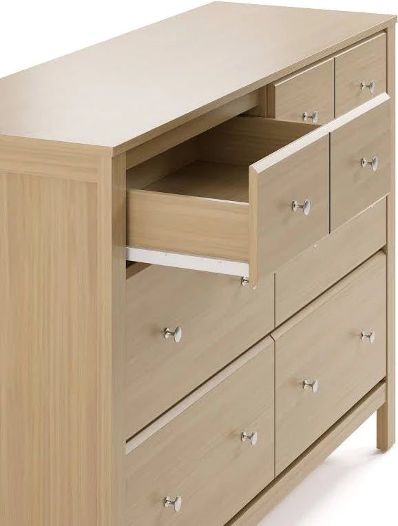6 Drawer Double Dresser for Nursery and Kids Bedroom