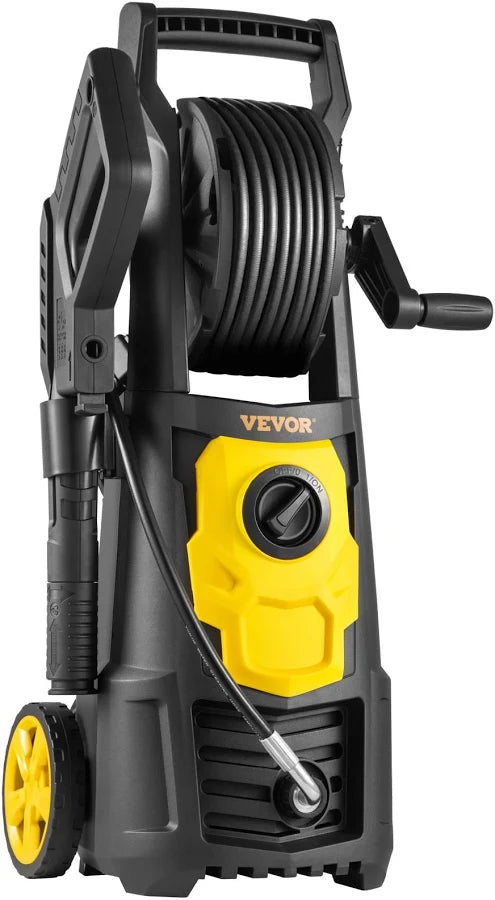 Electric Pressure Washer 2000 PSI Max 1.65 GPM Power Washer with Hose & Reel