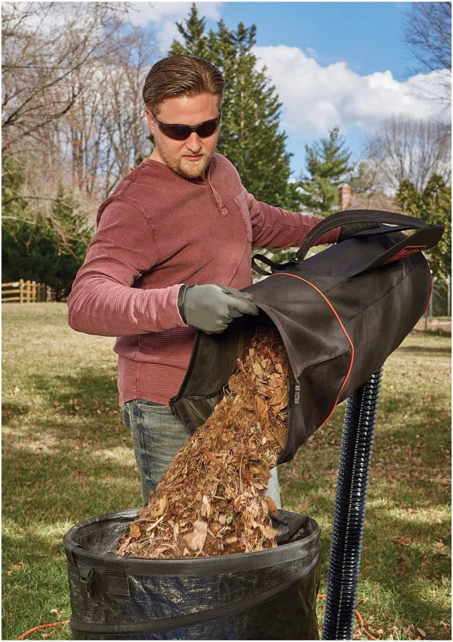 Corded Electric Backpack Leaf Blower and Vacuum