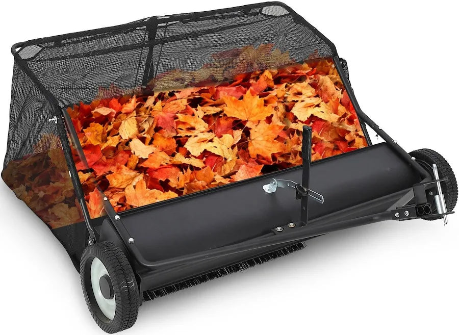 Tow Behind Lawn Sweeper Hopper Bag