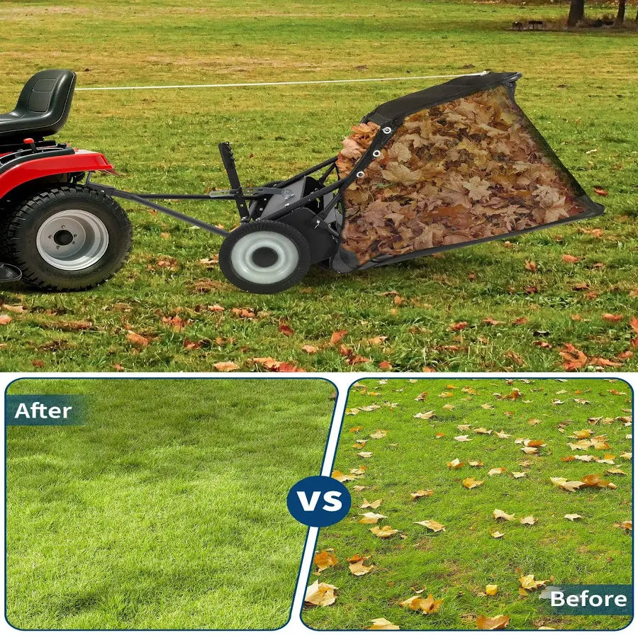 Tow Behind Lawn Sweeper Hopper Bag