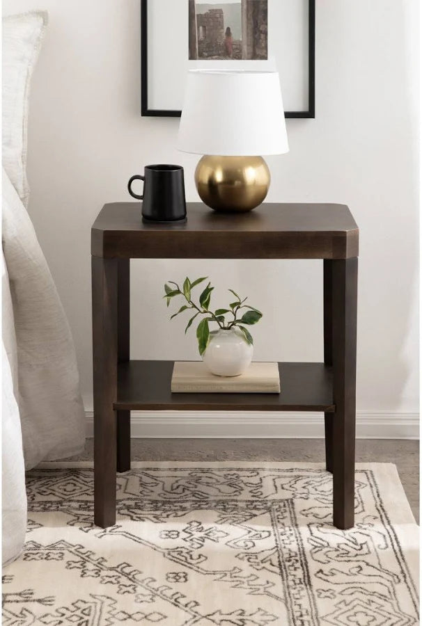 Solid Wood End Table