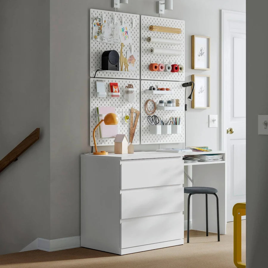 3-Drawer Dresser Chest of Drawers with Anchor and Unlock Safety Function