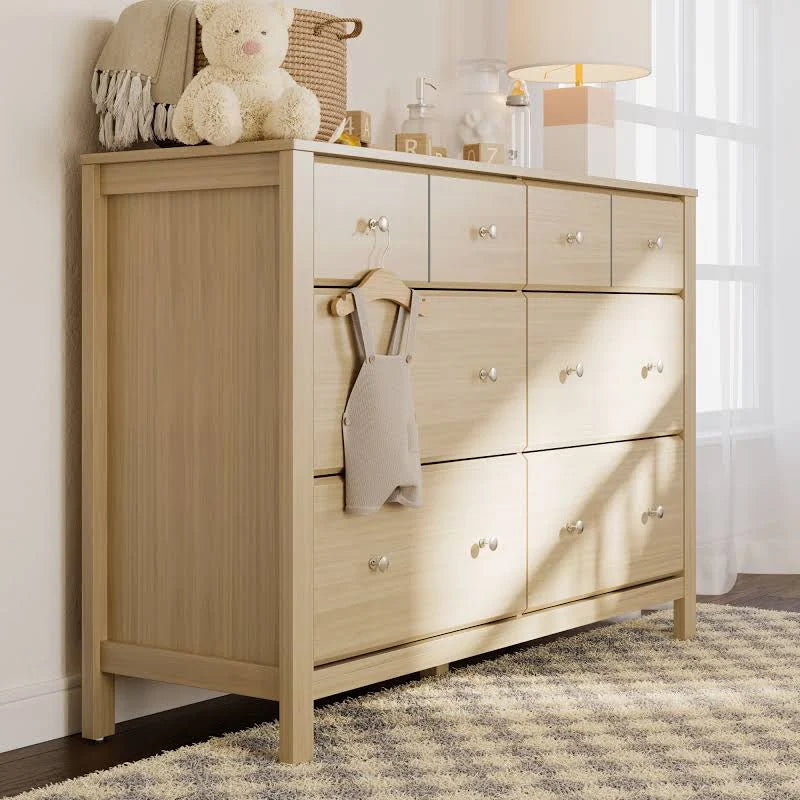 6 Drawer Double Dresser for Nursery and Kids Bedroom
