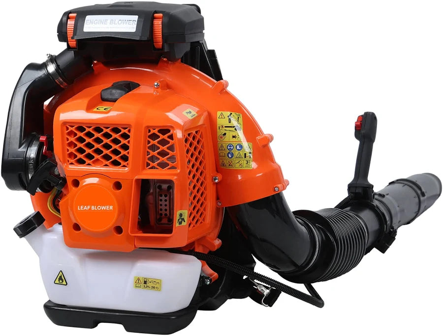 80cc Backpack Gas Leaf Blower with Up to 900 CFM Air Volume